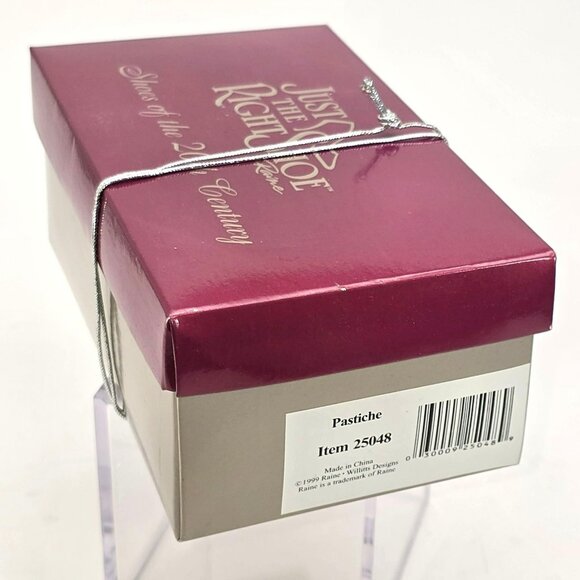 Just The Right Shoe "Pastiche" Miniature Sculpture By Raine Box & COA PR607 - Picture 9 of 9